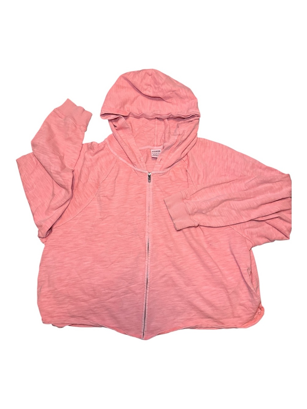 Victoria's Secret PINK Full Zip Plus Size Hoodie/Jacket XXL Pink Coral Flash